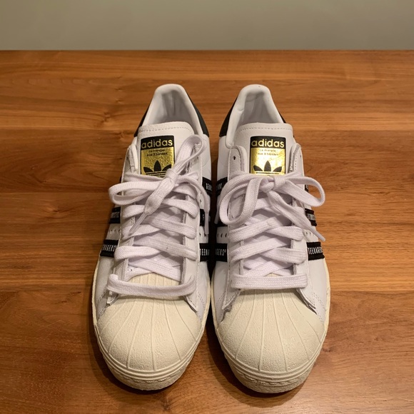 Adidas x Human Made 'Gears For Futuristic Teenagers White Black' Mens Size 7 - Picture 3 of 5